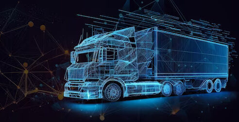 fast-delivery-truck-icon-form-lines-triangles-point-connecting-network-blue-background-illustration-generative-ai_493343-32476